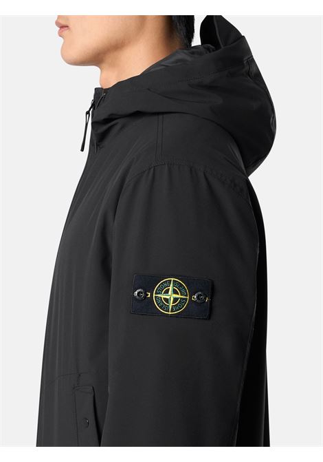 giacca short parka uomo nera STONE ISLAND | K2S15 4100086 S0A27V0029